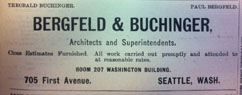 Bergfeld & Buchinger Advertisement, Gazette - 1901-02