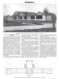 New Edison School featured in "School Board Journal" 1919