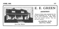Prize winning design - Advertisement, The Coast Mag. - June 1909