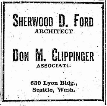 Ford - Clippinger Advertisement - Seattle Times: April 14, 1929